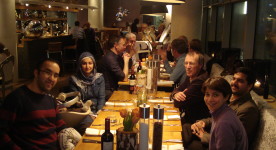 A dinner with our collaborators at VUmc and Ferdowsi University of Mashhad