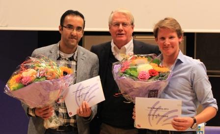 Our PhD Amir Avan won the Chrijs Meijer prize as the best VUmc-AMC PhD student in 2013
