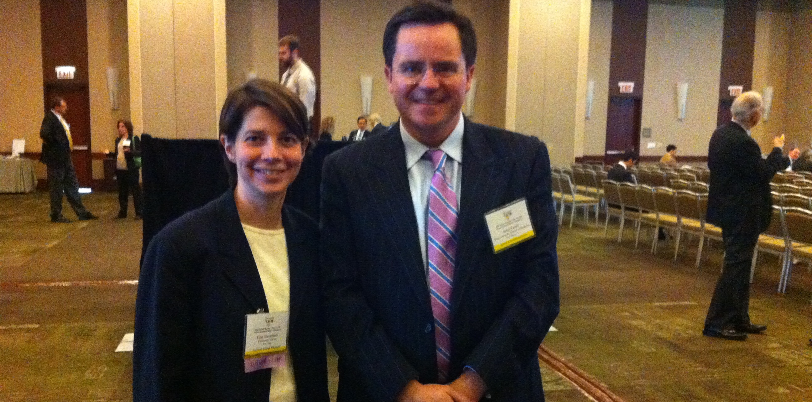 Dr. Giovannetti and Prof. Farrell at Pancreas Club Meeting 2014