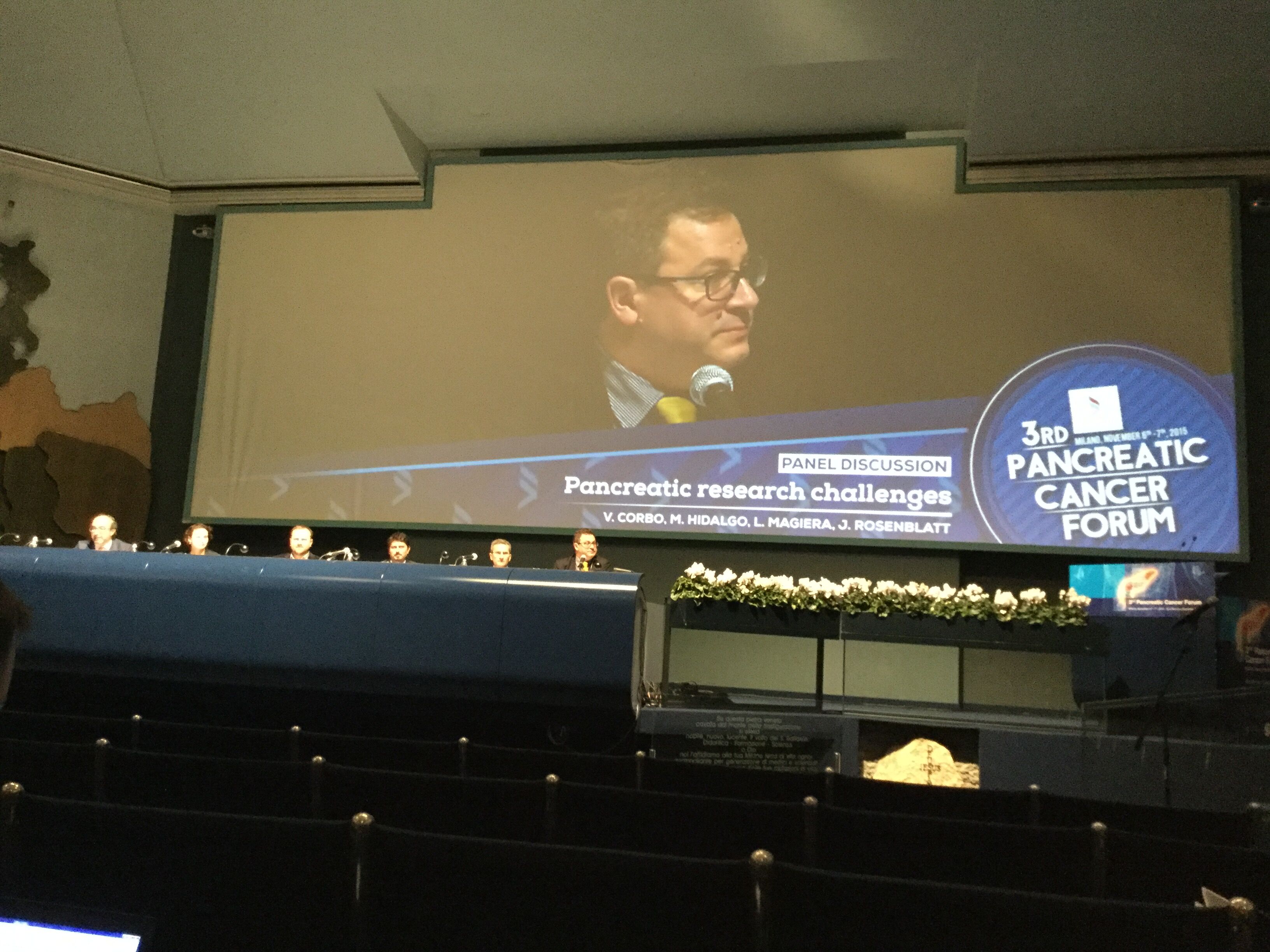 Dr. Funel at 3rd Pancreatic Cancer Forum - Milano 2015
