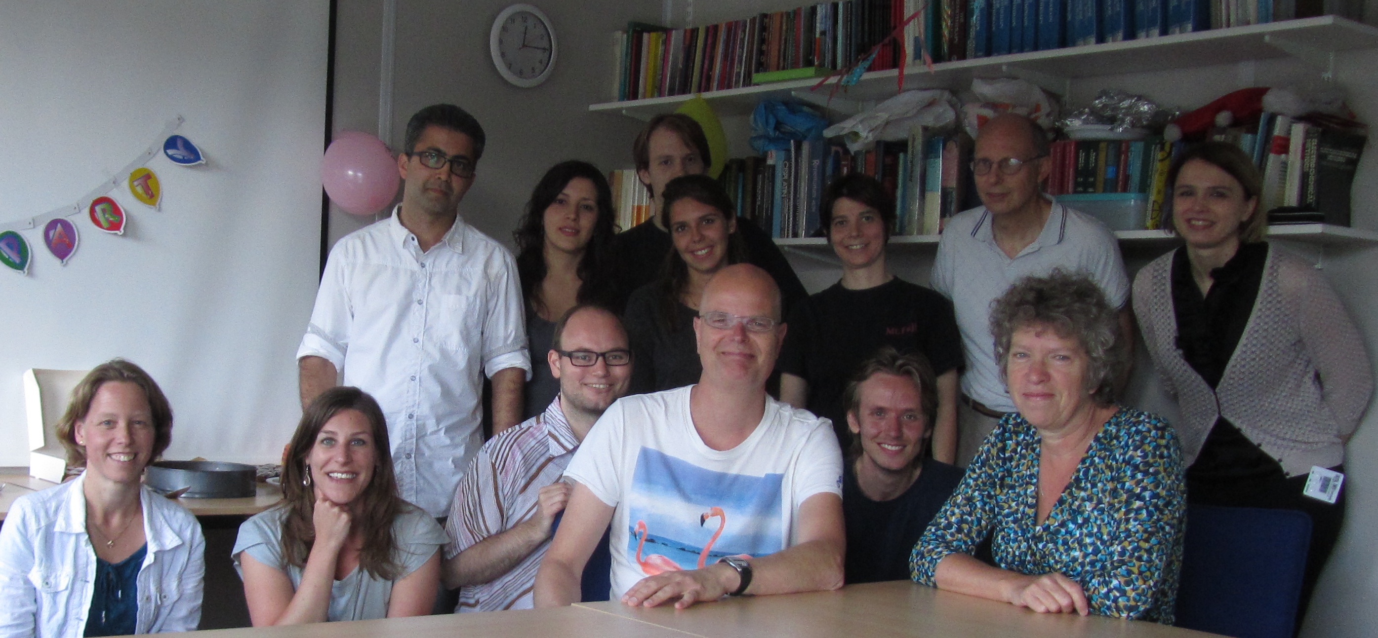 Photos with our collaborators at Cancer Center Amsterdam, August 2014